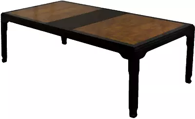 Vintage Chin Hua Burlwood And Black Dining Table Ray Sabota For Century Furnitur • $2300