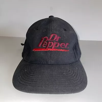 Dr. Pepper This Is The Taste Hat Cap Adjustable Strapback Vintage Black • $15.99