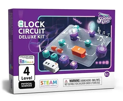 Science Can Electronics Block Circuit Deluxe Kit For Children (Ages 6+) • £24.99