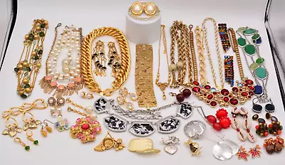 Vintage Jewelry Lot Givenchy AK 1928 Monet Swarovski Premier Designs Napier J47 • $300