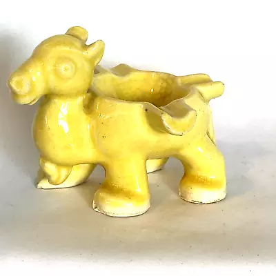 Vintage Small Yellow Ceramic Camel Ashtray Made In Japan 4 X3.25  • $22