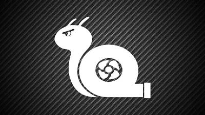 2 X Snail Turbo Funny Vinyl Sticker Transfer Decal Modified Car Automotive • £2.99