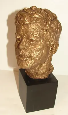 Robert Berks JFK BUST 8.5  MID-CENTURY MODERN JOHN F. KENNEDY SCULPTURE Nice • $289