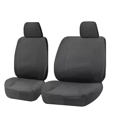 Canvas Seat Covers For Mazda BT-50 Single Cab 2011-2020 Grey • $53.85