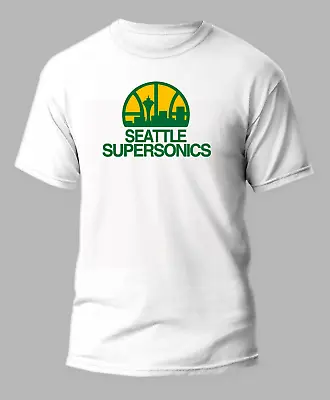 Seattle Sonics Retro Vintage Supersonics T-Shirt Sizes S-XL • $14.99