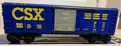 K-Line K-6420 CSX Weighted Boxcar (# 6420) O/O27 Gauge Display Only (LN) • $30