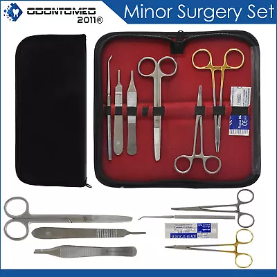 7 Pcs Minor Surgery Set Surgical Kit As Military Kit German Stainless With Case • $24.99