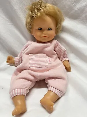 COROLLE BABY DOLL 12” Open Close Sleepy Eyes Soft Body Blonde Hair Vintage 1998 • $38.99