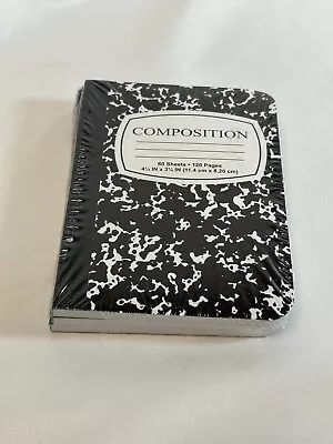 Mini Dolgencorp Composition Notebook 4.5  X 3.25  Compact 60 Sheet 3/PK • $17.91