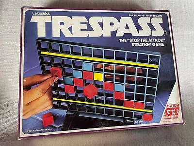 Vintage 1979 Action GT TRESPASS Strategy Game USED Complete • £8.50