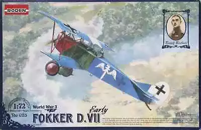 £10.19 • Buy Roden Fokker D.VII Model Kit No 025 1:72 (Pre Owned)