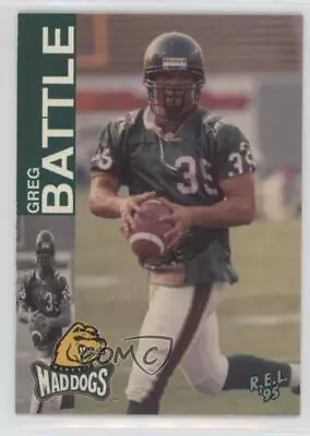 1995 REL CFL Greg Battle #66 • $3.30