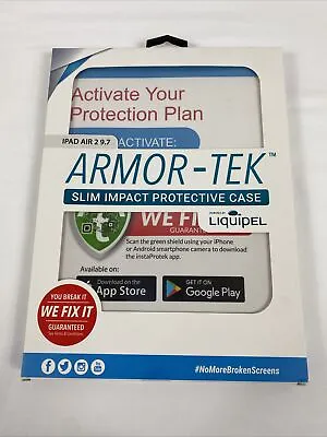 Ipad Air 2 9.7 Armor-Tek Military Spec Protective Clear Case  • $10.99