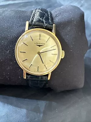 Longines Vintage Watch Gold Plated 817 Movement Longines 1170 Manual Wind Watch • £26