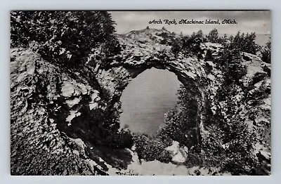 Mackinac Island MI-Michigan Arch Rock Scenic Exterior Vintage Postcard • $7.99