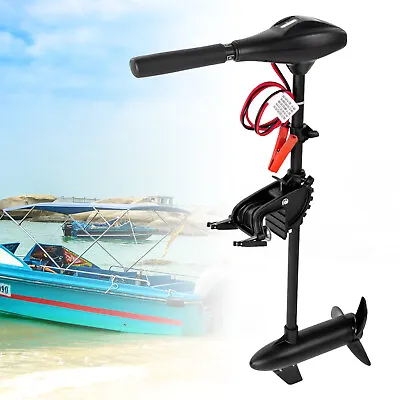 $111.60 • Buy 40LBS Electric Thrust Trolling Motor Saltwater Outboard Boat Motors For Kayak