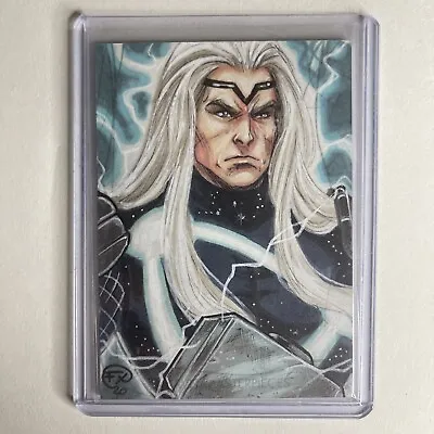 2020 Upper Deck Marvel Masterpieces Art Of Effix Cosmic Thor Sketch Auto 1/1 • $450