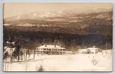 Jaffrey NH The Ark Inn And Mt Monadnock RPPC Pfleghaar Brookline MA Postcard Y26 • $12.95