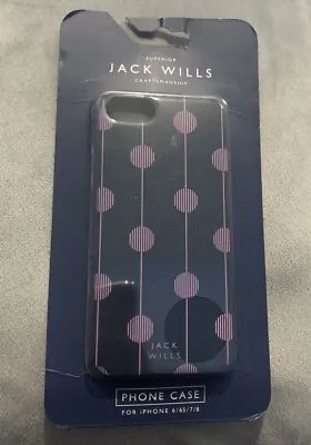 £8.99 • Buy Jack Wills Spots And Stripes Phone Case For IPhone 6/6s/7/8