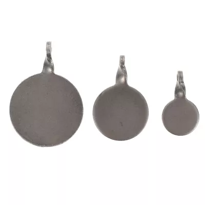 3pcs Professional Stainless Steel Targets Shooting Training Targets Dark Silver • $11.99