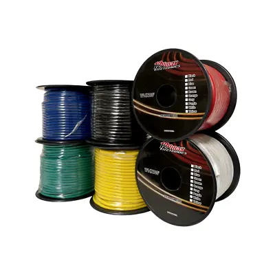 Primary Wire 14 Gauge 6 Roll Assortment Pack 100Ft Of Copper Clad Aluminum Cable • $40.99