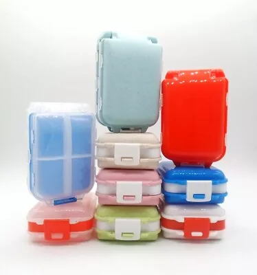 Weekly Daily Pill Box Organiser Medicine Tablet Storage Dispenser 8 Day 1 Time • £2.75