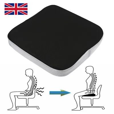 Memory Foam Seat Cushion Pad Support Comfort For Home Office Chair Car Seat UK • £8.99