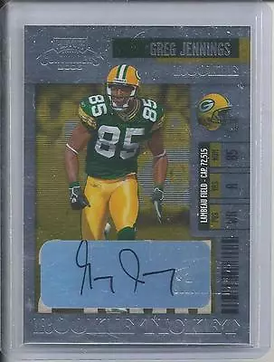 Greg Jennings 2006 Playoff Contenders Rookie Ticket True Rc Auto #168 • $29.99