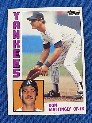 1984 Topps Don Mattingly Rookie Baseball Card #8 New York Yankees (A) • $1.49