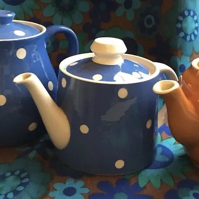 £22 • Buy Tg Green Blue Domino Vintage Teapot Cornishware Cloverleaf