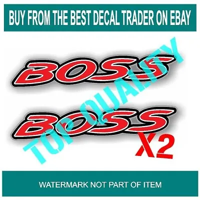 Boss Sticker Decal - Suit Mazda Bt50 Car Truck Ute Pickup  Door Decals • $12