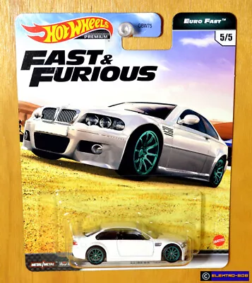 Hot Wheels BMW M3 E46 [Fast & Furious] White Premium - New/Sealed/VHTF [E-808] • $24