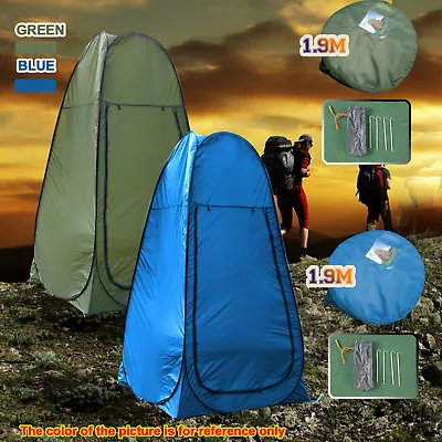 Portable Pop Up Changing Room Shower Tent Camping Privacy Toilet Shelter Bag • $56.69