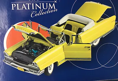 Sun Star Platinum 56 Lincoln Premiere Convertible 1:18 Diecast Model Car NOS NIB • $149.99