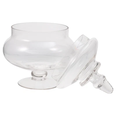 £30.14 • Buy 1pc Clear Glass Apothecary Jars Candy Buffet Holder Party Food Server Ice Cream 