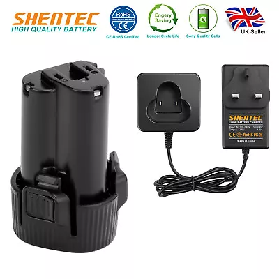 10.8V 3500mAh Li-ion Battery/Charger For Makita BL1013 BL1014 DF330D LCT203W • £9.89