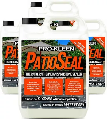 Prokleen Patio Sealer Drive Way Paths Indian Stone Concrete Slabs Cobbles 20L • £84.95