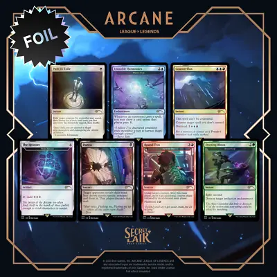 BNIB MTG Secret Lair X Arcane - League Of Legends Magic - Foil Edition • $64.99