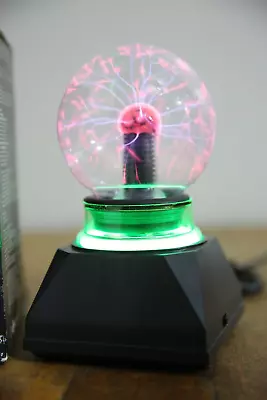 VINTAGE Storm Plasma Lighting Globe Lamp 1990’s Retro Static Ball With Sounds • $50