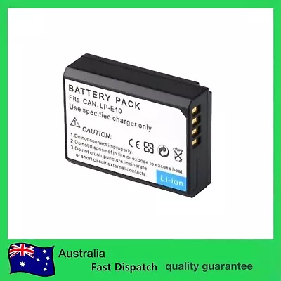 Battery For Canon Eos 1100d Kiss X50 Lp-e10 3000mah 7.4v Replacement • $16.50