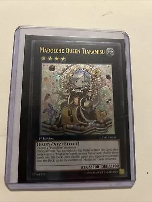Yu-Gi-Oh! TCG Madolche Queen Tiaramisu Abyss Rising ABYR-EN048 1st Edition Ultra • $110