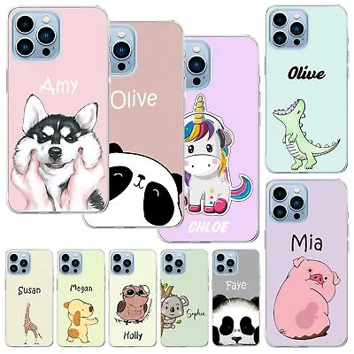 Personalized Phone Case For IPhone 14 Pro Max 13 12 11 XR 15 Cute Animals Cover • $7.58