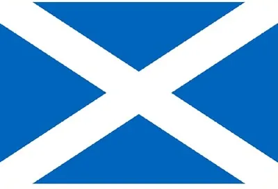 SCOTLAND SALTIRE FLAG 5FT X 3FT LARGE NATIONAL SCOTTISH COLLECTABLE SOUVENIR YES • £3.99