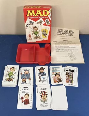 Mad Magazine Card Game 1979 Vintage Parker Brothers COMPLETE • $29.99