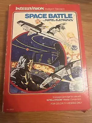 Intellivision Space Battle Boxed With Manual & 2 Overlays • £10.99