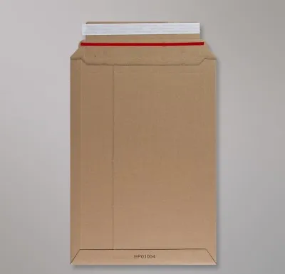 100 X A4 BOOK MAILERS RIGID E-Flute CARDBOARD ENVELOPES BOOKS DVD 330x225mm  • £41.99