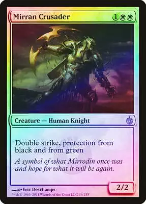 Mirran Crusader FOIL Mirrodin Besieged PLD White Rare MAGIC MTG CARD ABUGames • $3.99