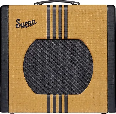 Supro Delta King 12 Tweed With Black Stripes 12  Speaker All Tube Tone • $699
