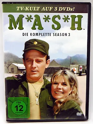 M.A.S.H. - Die Komplette Dritte Staffel / Season 3 - 3-Disc DVD Box - 2008 • £2.58