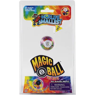 Worlds Smallest 5140 TIE-DYE MAGIC 8 BALL Fully Functional Mini Novelty Toy • $12.90